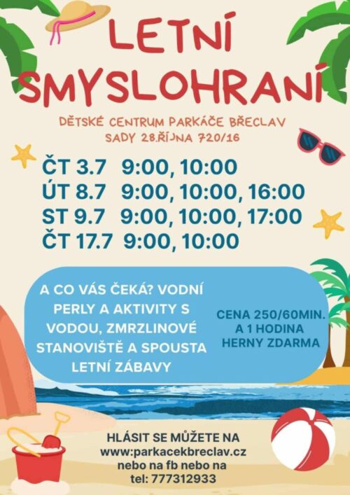 letní smyslohraní parkáček