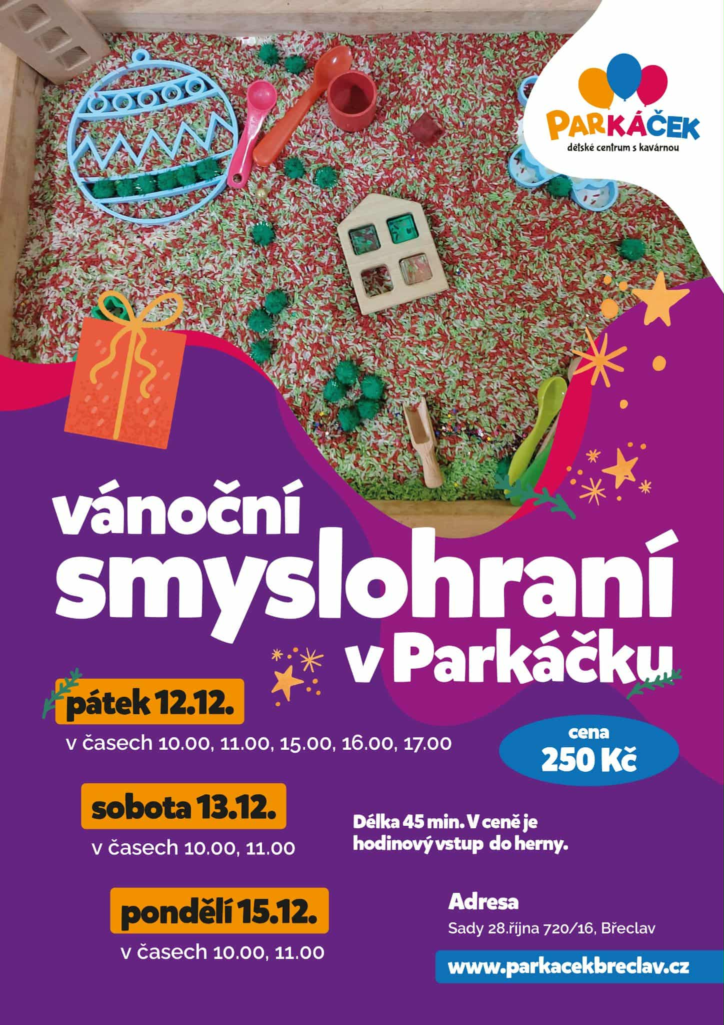 Vánoční smyslohraní v Parkáčku